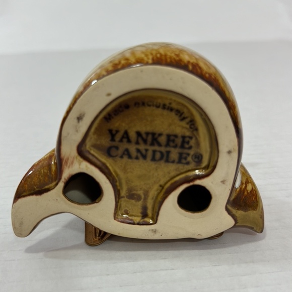 Yankee Candle Porcelain Pottery Angel Metal Wings & Dove TeaLight Candle Holder - Picture 8 of 10